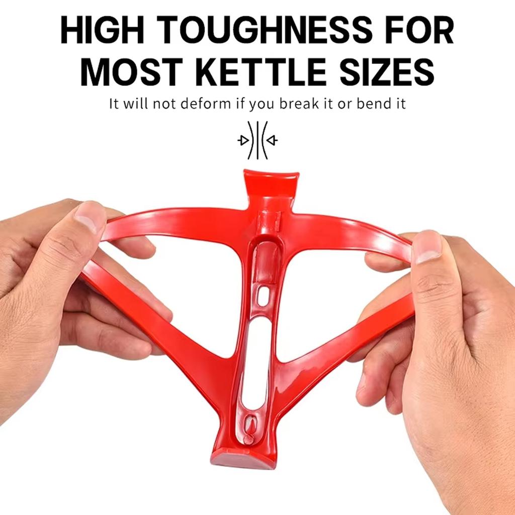 Bike Water Bottle Cage Plastic Lightweight Super Toughness Road Mountain Bicycle Outdoor Water Cup Rack Cycling Accessories