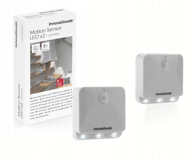 Lumtoo InnovaGoods LED Lamp with Motion Sensor 2 Pcs. Sensor Light