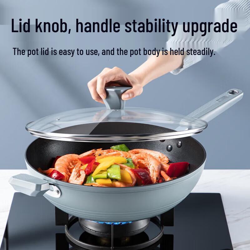 Chuidahuang 32cm Non-stick Stir-fry Pan