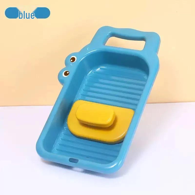 Cartoon Crocodile Roller Washing Board - Multi-Functional Non-Slip for Hand Washing Underwear