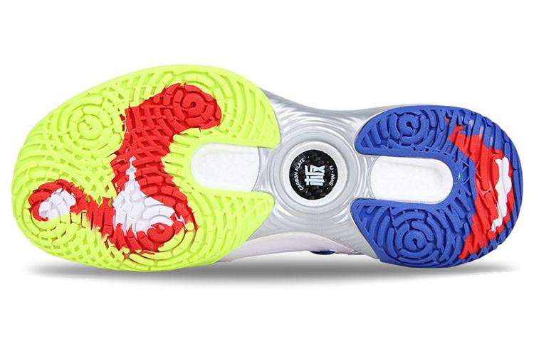 Li Ning Battle Halberd 3 Fabric Cushioning Slip Resistant Abrasion Resistant Breathable Low Top Badminton Shoes Unisex AYAS024-1