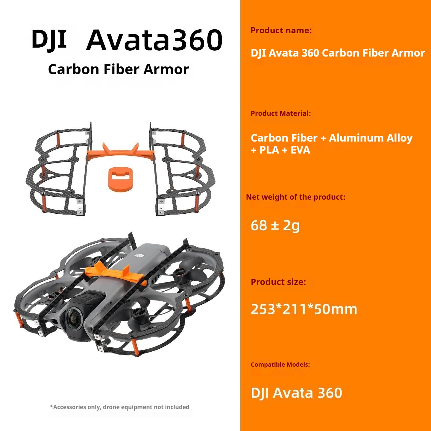 For DJI Avata 360 Carbon Fiber