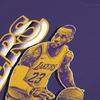 Nike x NBA LeBron James Select Series Graphic Print Casual Sports Short Sleeve T-Shirt Men Tops Purple DH3717-547