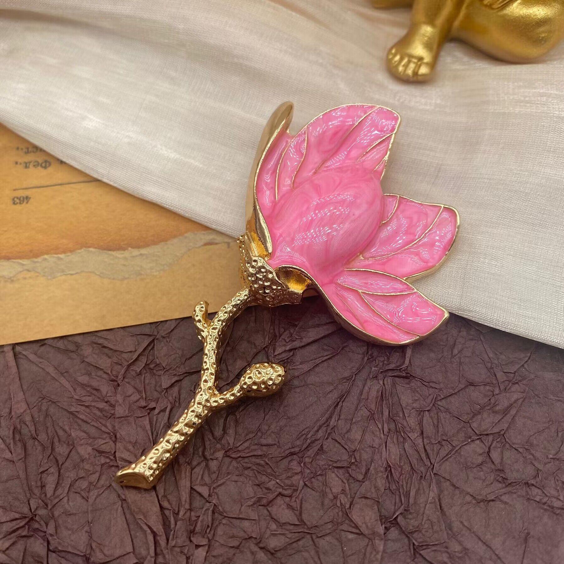 

Винтажная женская и мужская мода тюльпан эмалевая брошь винтажный дворец классическая элегантная брошь