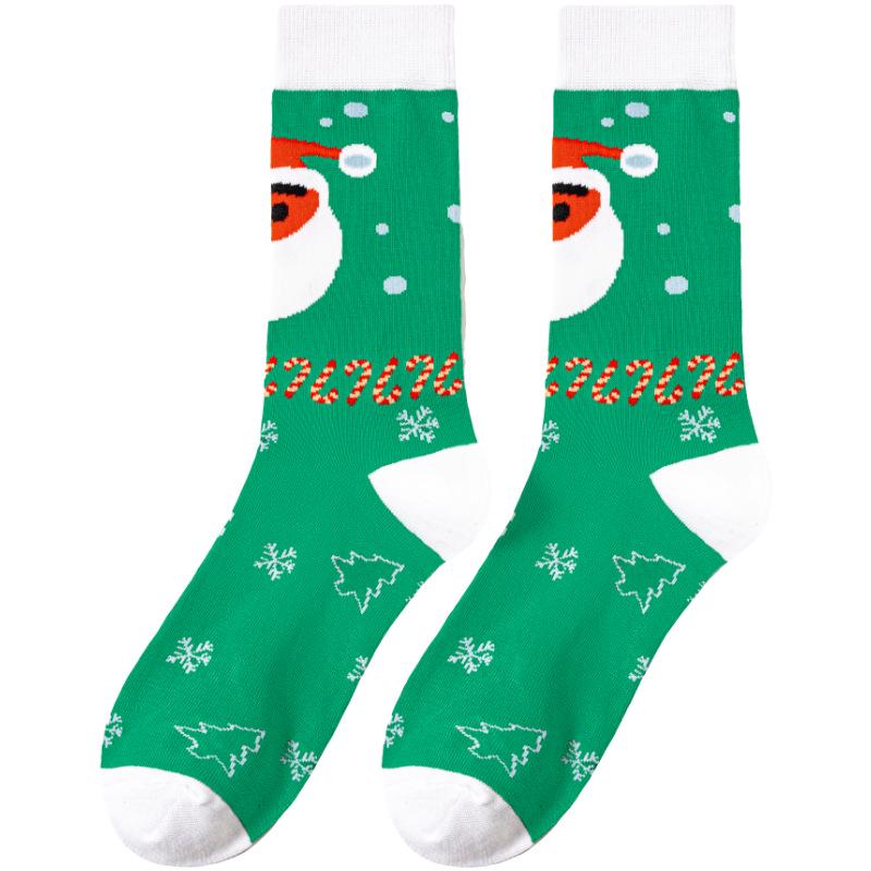 Trendige Unisex-Weihnachts-Baumwollsocken - Beliebter Europäischer & Amerikanischer Stil für Alle Jahreszeiten