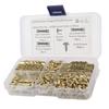 100Pcs   Picture Hangers Rust Resistant Stable   Seamless Sawtooh Frame Hanging Hooks with 200Pcs Screws