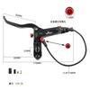 NFOX GT267 Mountain Bike Hydraulic Brake Power Off Brake Handle 2/3 Pin E-Bike Oil Brake Lever Bafang Hall E Bike Accessories