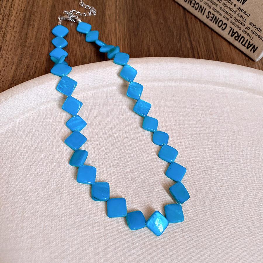 Collar Clavícula de Conchas Marinas y Cuentas Estilo Bohemio Étnico Vacacional, Lujo Ligero.