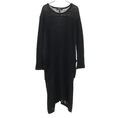 Combinaison ZUCCa fabriquée au Japon, manches longues, en maille, taille M, noire, femme, occasion