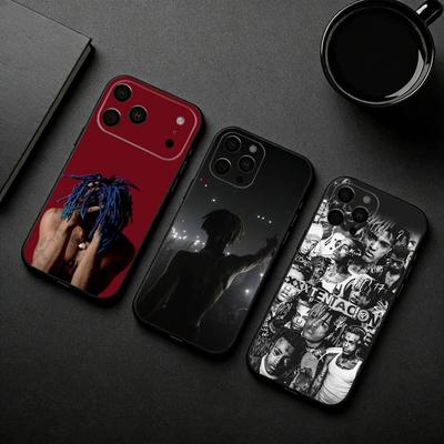 Coque de téléphone R-Rapper X-XXXTentacionS Silicone Souple Pour IPhone 17pro 16 15 14 13 12 11 X XR Plus Pro Max Plus