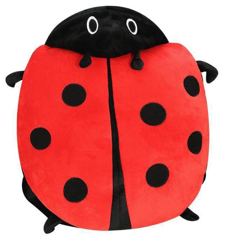 Soft Plush Ladybird Costume for Children with Sensitive Skin Breathable Fabric Comfortable for Extended Wear At Parties