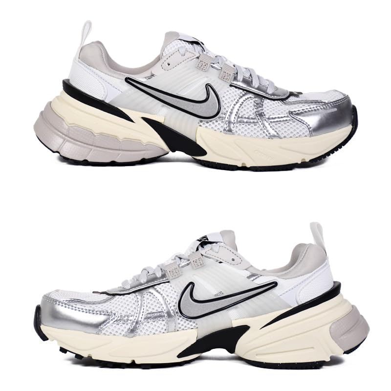 Nike W V2K RUN SUMMIT SILVER FD0736 100 WHITE/METALLIC 24.0cm (Women's 7.0) [Used]