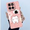 Case For Honor X7d Cute Panda Sweet Girls Cats Liquid Silicone Soft Back Cover For Honor 400 Smart 5G Bumper Protective Casing
