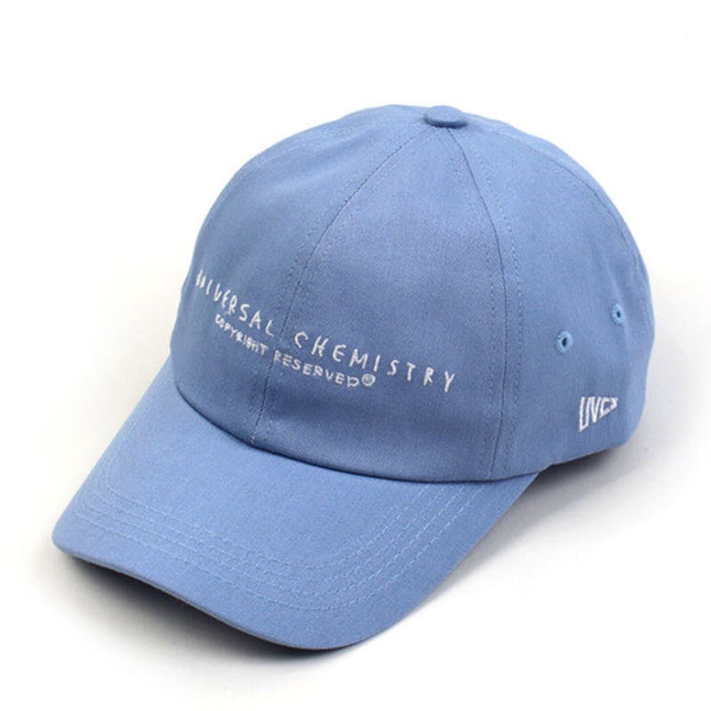 Universal Chemistry Light Denim Logo Low Ballcap Denim Ball Cap