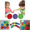 Educational Math Fidget Spinners For Learning Arithmetic With Colorful Plastic Material