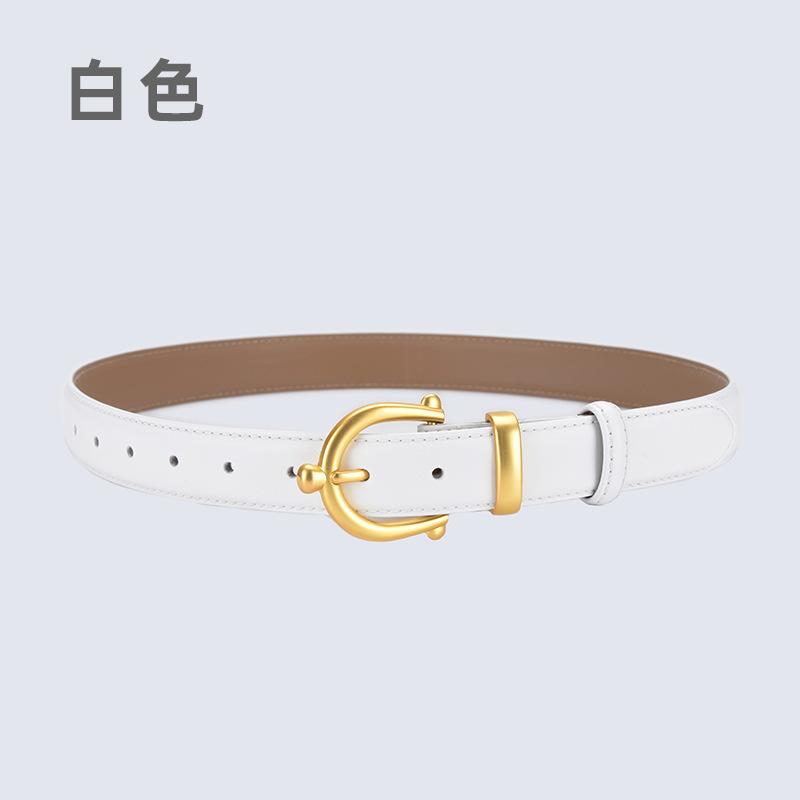 Four Seasons Available New Belt Women'S Jeans Simple And Versatile Belt New Decorative Fashion Student Pants Belt