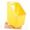 Practical Durable Plastic Hanging Pigeons Feeders for Bird Cages Easyly Installation Clean and Refill Space