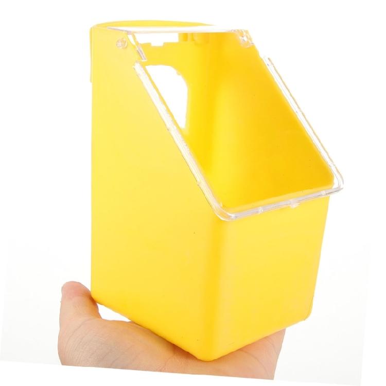 Practical Durable Plastic Hanging Pigeons Feeders for Bird Cages Easyly Installation Clean and Refill Space