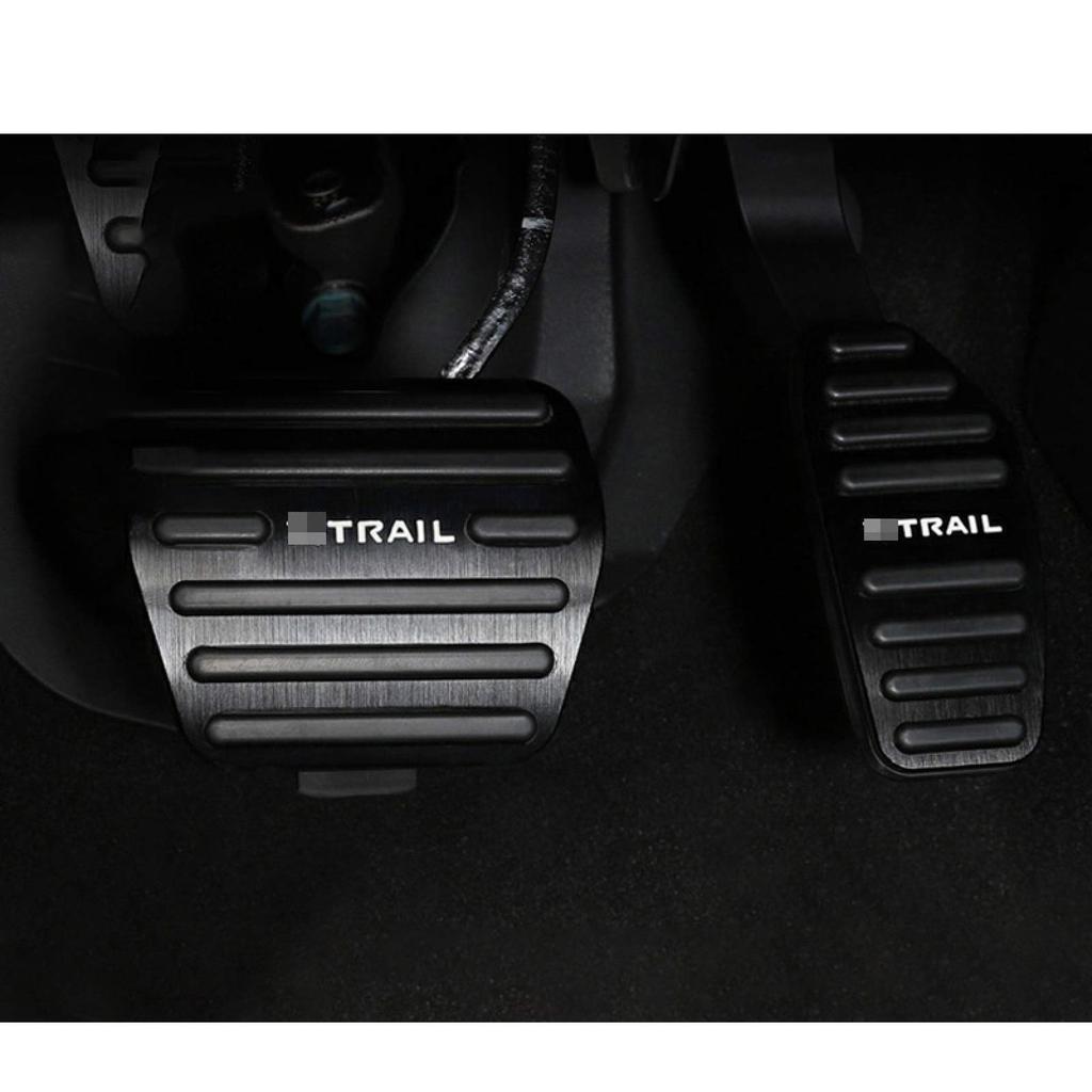 Aluminum Car Pedal Foot Pad Fuel Accelerator Brake Crust Pedal Cover for Nissan X-Trail X Trail T32 2014-2019