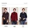 Mom's High-End Double-Sided Wool Coat - Elegant Spring and Autumn Fashion for Middle-Aged Women