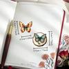 18pcs/lot  Cute Watercolor, Autumn, Garden, Butterfly, Insect  Stickers,Handbook Scrapbooking  And Art, Decoration Mobile Phone