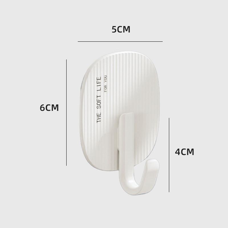 4pcs Light Luxury Hooks Strong Traceless Hook Multifunctional Key Coat Towel Hanger Hook kitchen bathroom Organizer Accessories