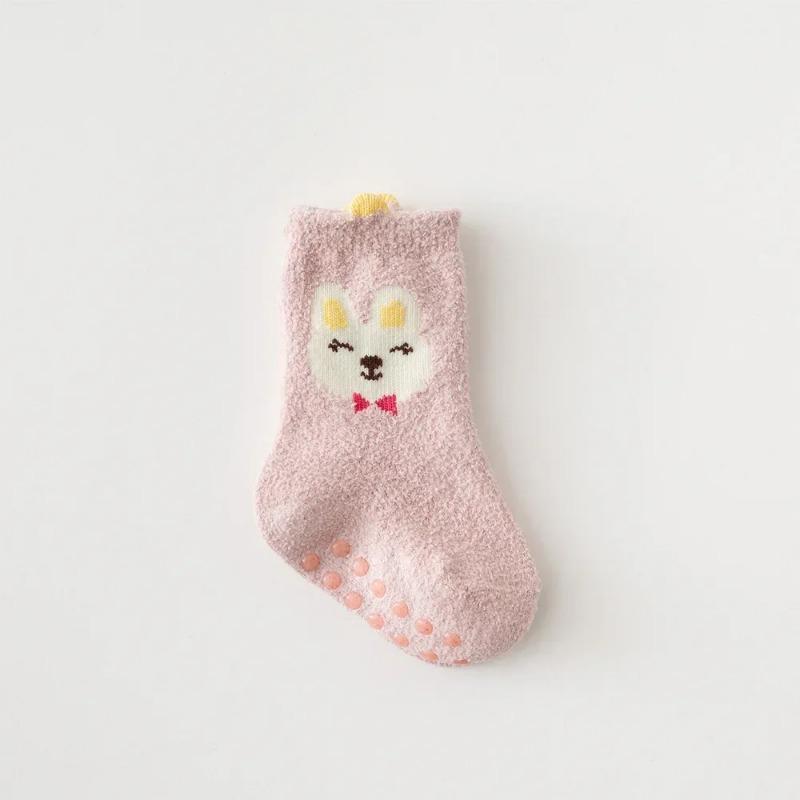 Jesień Zima Grube Ciepłe Rajstopy Dziecięce Super Miękkie Skarpetki Średniej Długości do Połowy Łydki dla Noworodka Niemowlaka Małego Dziecka Chłopca Dziewczynki Długie Skarpetki