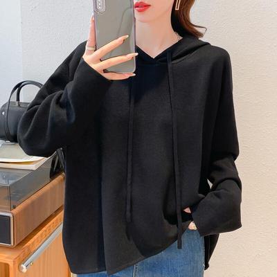 Felpa con cappuccio da donna MOKANA, elegante, a maniche lunghe, MKNJD3481