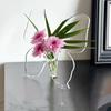 Acrylic Butterfly Vase, Minimalist Modern Home Decor Vase, Suitable for INS Style