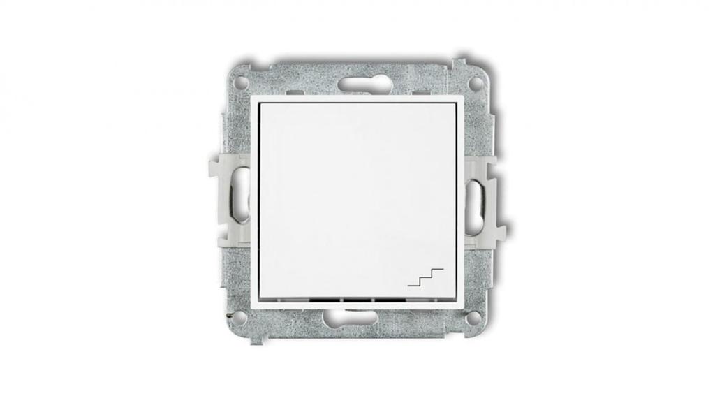 Mini Mechanizm Łącznika Schodowego Biały Mat 25Mwp-3