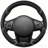 For Toyota Supra GR A90 A91 MK5 -2024 Red Stitch Car Steering Wheel Cover DIY Suede Interior Accessory