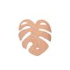 Leaf-Shaped Wooden Plant Shelf Wall Decoration