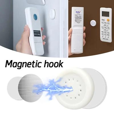 Magnetischer Wandhalter für Fernbedienungen, starke magnetische Haken, Schlüssel, Kühlschrankaufkleber, Anti-Verlust-Aufbewahrungshaken, Home-Organizer-Haken