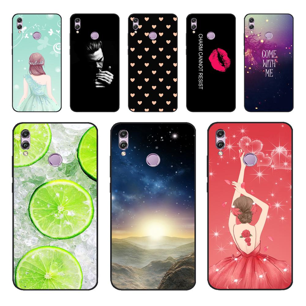 For Honor 8X Case 6.5" TPU Fashion Cover For Honor 8X 8x Soft Silicone Phone Shell For Huawei Honor 8X 8 X Protective Case Coque