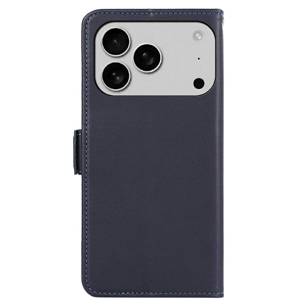 ABEEL For iPhone 17 Pro Case Leather Phone Cover with RFID Blocking Wallet