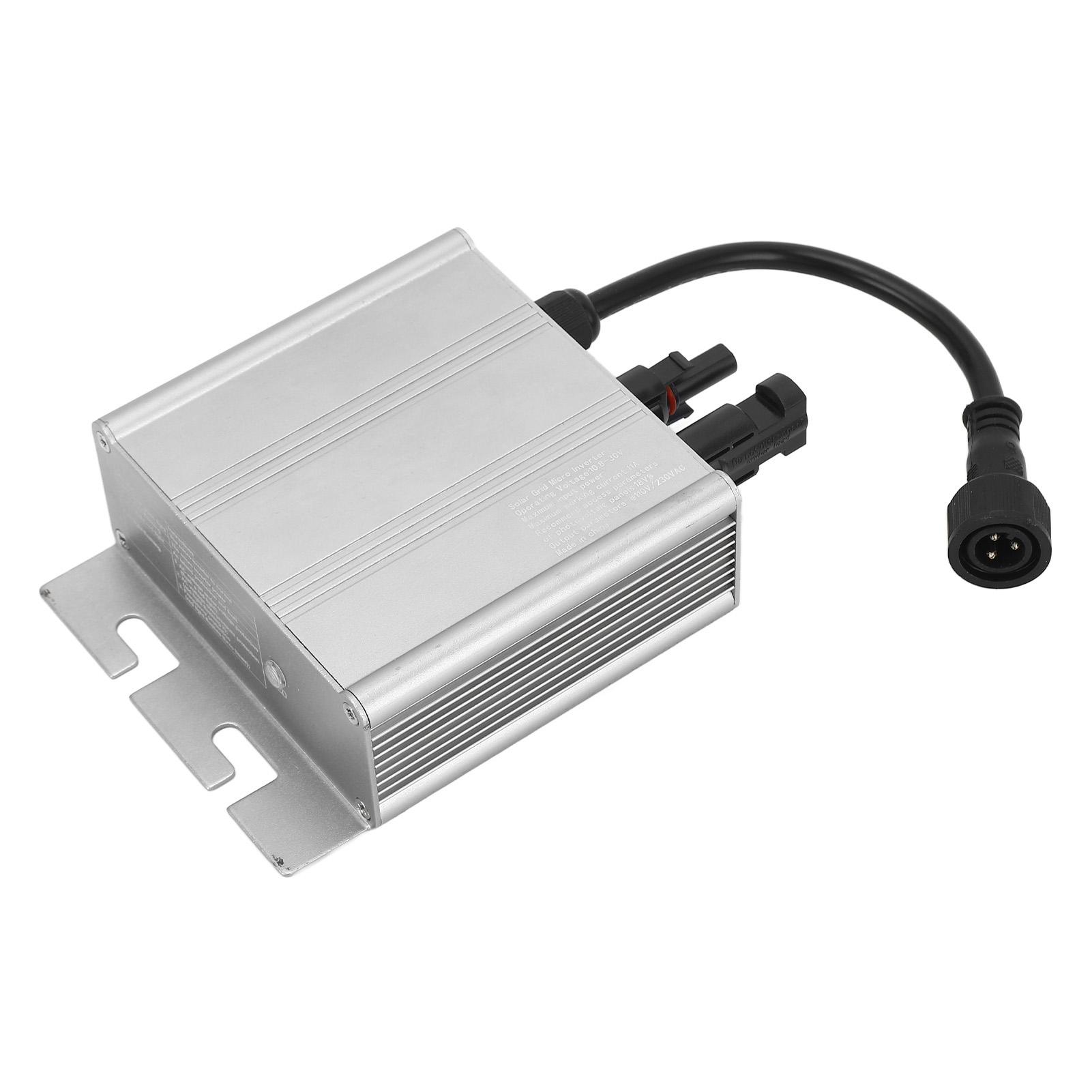 

Сонячний мікроінвертор для підключення до мережі MPPT Чиста синусоїда Водонепроникний PV Контролер зарядки 120В AC230В Автоматичне розпізнавання