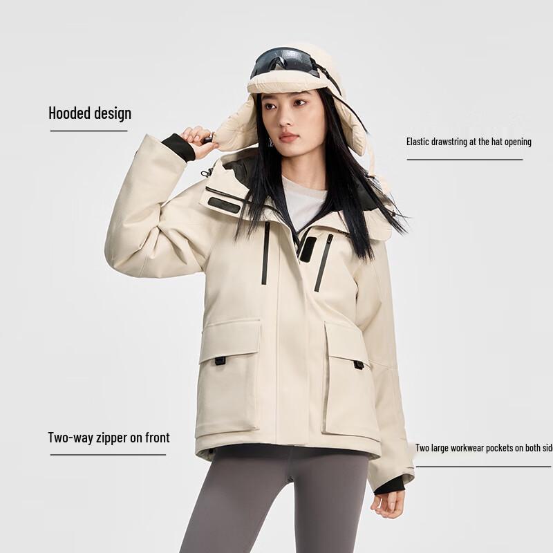 Women's Functional Hooded Duck Down Jacket Y309107Y