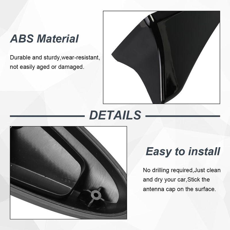 Universal 7D Shark Fin Car Antenna Auto Radio FM/AM Aerial Styling Suitable for Jeep Compass Cherokee Wagoneer Patriot