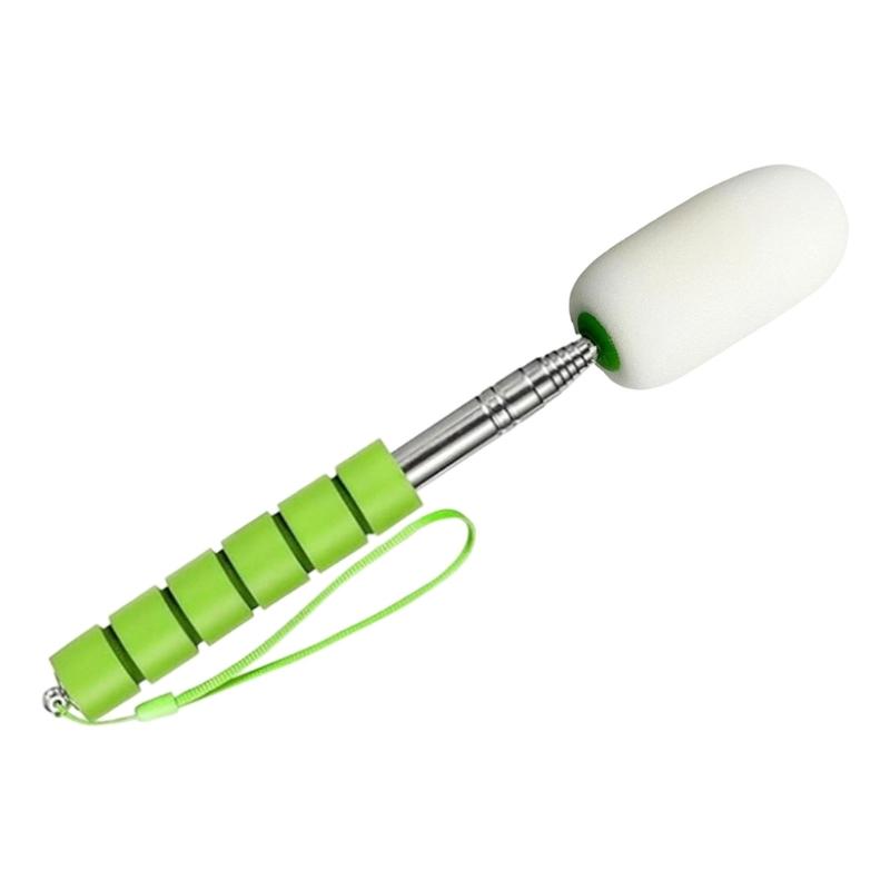 Stainless Steel Telescopic Sponge Absorbers For Ceramic Clay Water Removal Adjustable Cleaning Rod With Ergonomic Handle