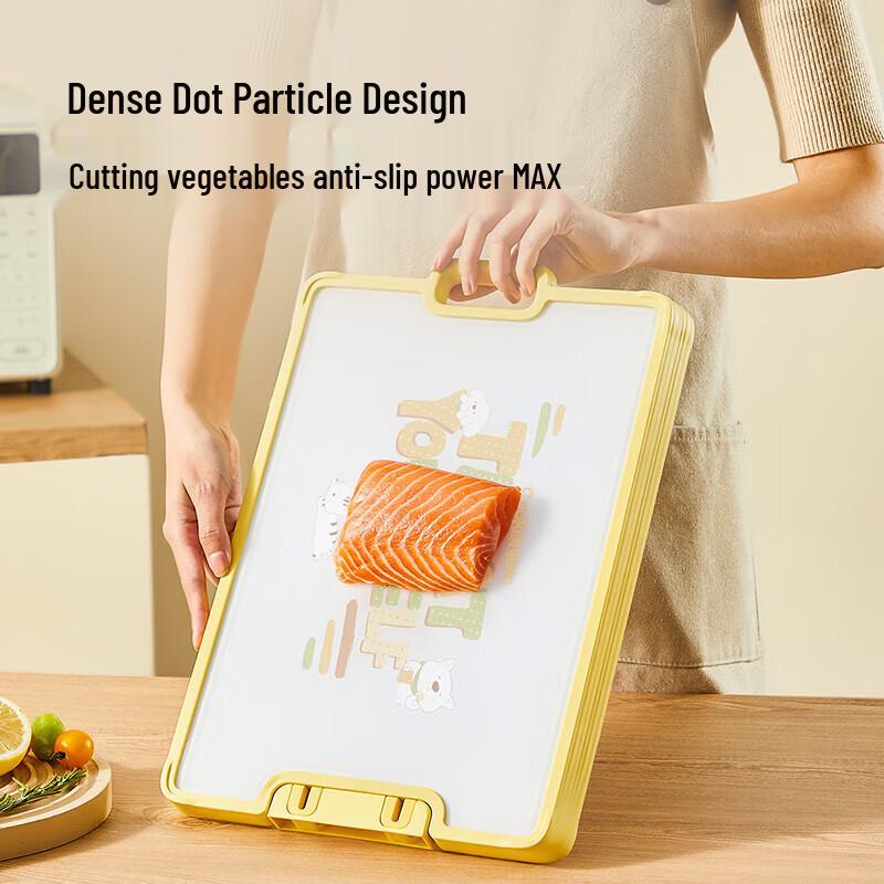COOKER KING Antibacterial Stainless Steel Cutting Board