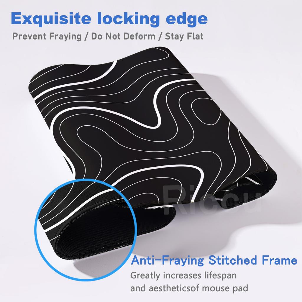 HD printing structure diagram topographic map line Mouse Pad XXL Keyboard Table Game Anti-slip Desk Mat Computer PC Accessories