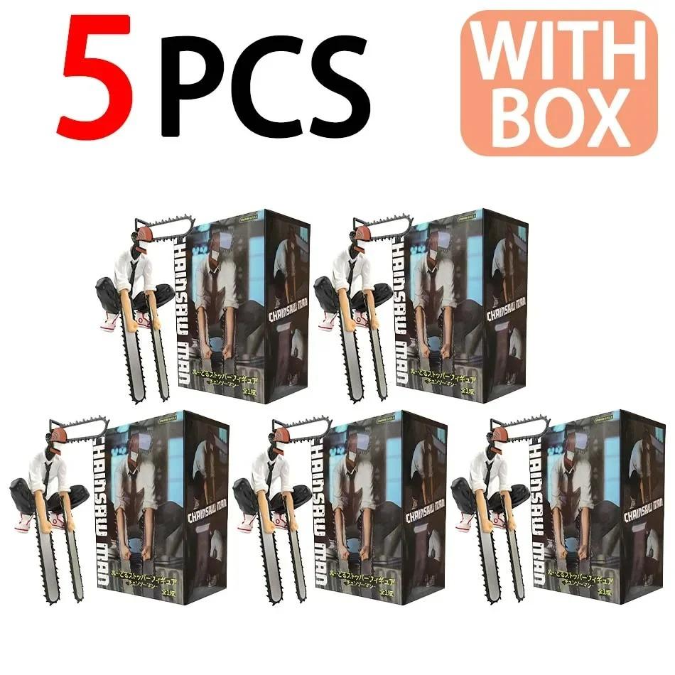 19cm Chainsaw Man Denji Anime Figure Denji/Power Action Figure 1560 Chainsaw Man Denji Figurine Adult Collectible Model Doll Toy