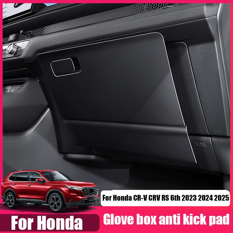For Honda CR-V CRV RS 6th 2024 2025 Car Passenger Glove Box Anti Kick Sticker Interior Protective Equipment
