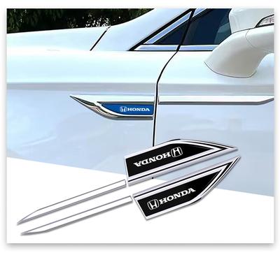 AAADK1 2pcs Car Accessory Side Doors Blade Car Stickers Car Accessories Interiors for Civci FIT CRV Accord Jazz HRV Dio Stepwgn