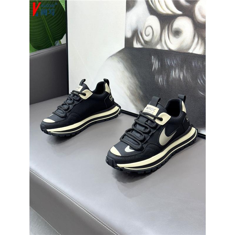 Autumn new breathable leather soft-soled Forrest Gump shoes sports and leisure zmd