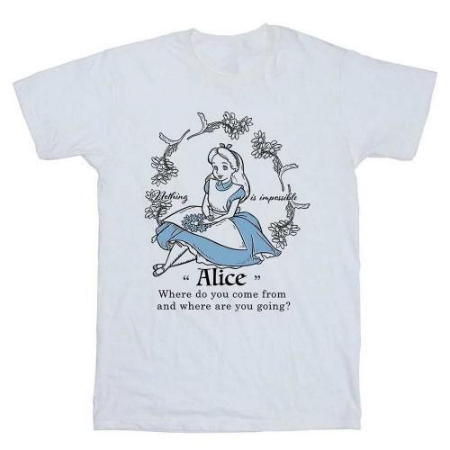 

Alice In Wonderland Boys Nothing Is Impossible T-Shirt S разноцветный