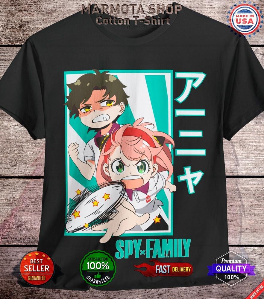 

Spy X Family T-Shirt Anya Forger Damian Anime Japanese Tee Shirt Manga Kawaii S