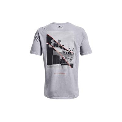 Fashion Photoreal Woven Back Architectural Logo Training T-Shirt Men T-Shirts Gray 1366463-011