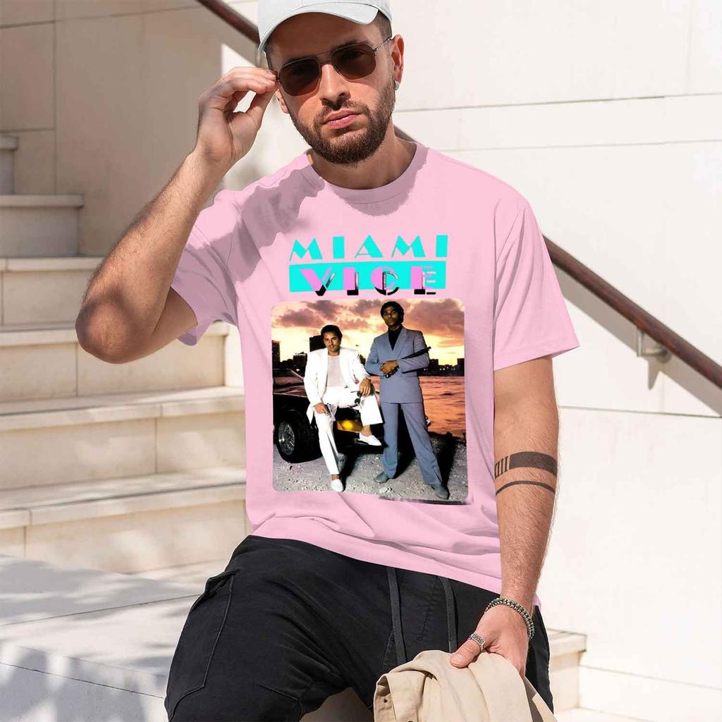 2026 New Model Vice V3 T Shirt White Movie Poster Design Streetwear Unisexs Clothing And Unisexs Clothing Tshirt Summer New T Shi