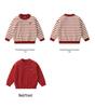 Europäischer dicker Strickpullover für Jungen für das Neue Jahr 2025 - Herbst/Winter Kleinkind- und Kinderbekleidung